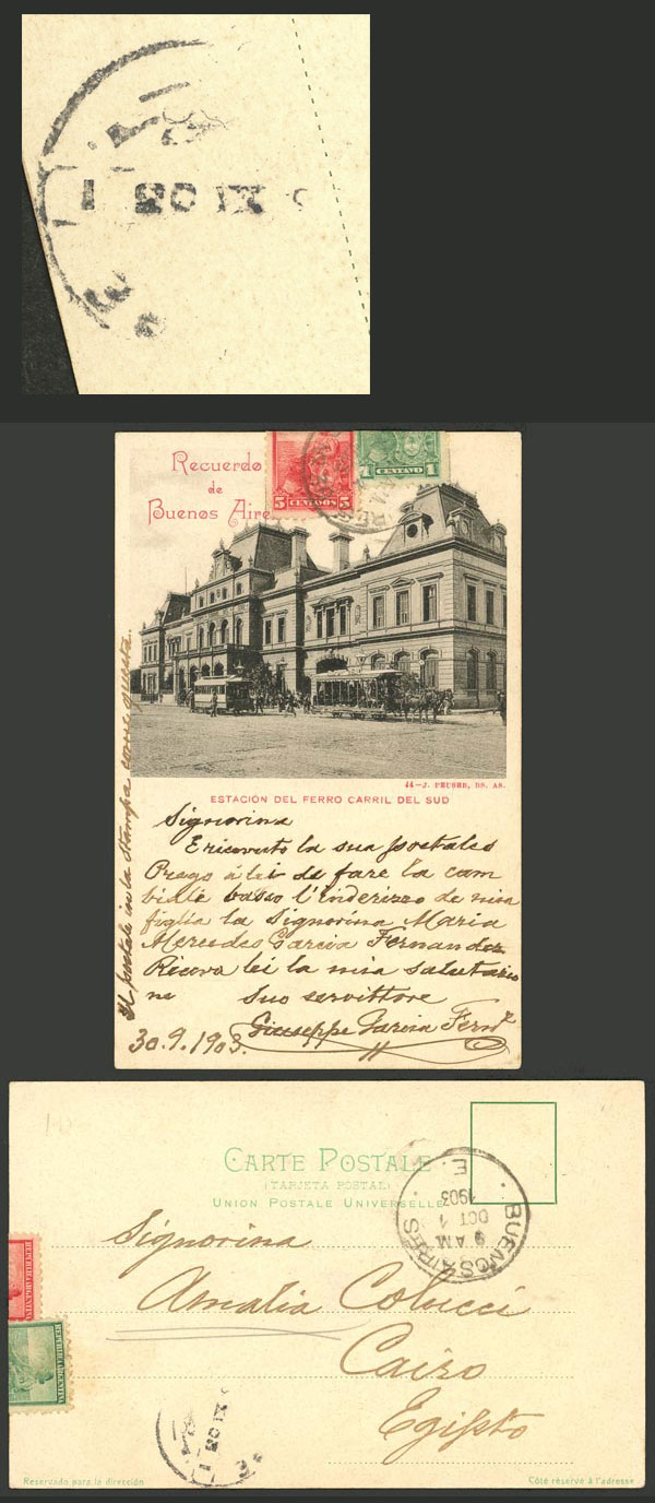 Lot 1200 - Argentina postcards -  Guillermo Jalil - Philatino Auction # 2632 ARGENTINA: Great general auction with very low starts!