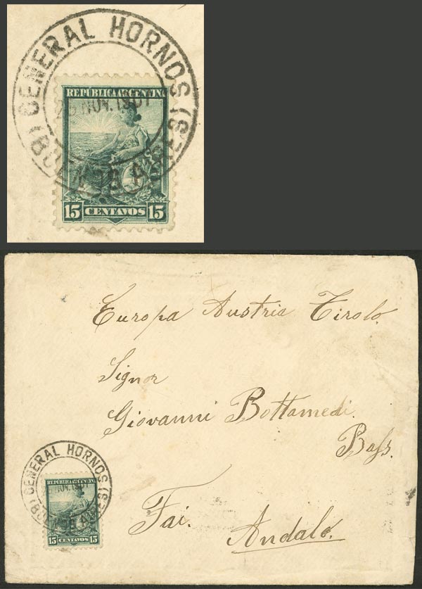 Lot 1084 - Argentina postal history -  Guillermo Jalil - Philatino Auction # 2632 ARGENTINA: Great general auction with very low starts!