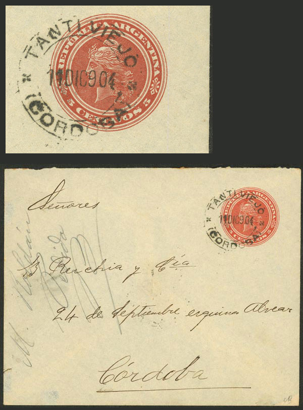 Lot 1079 - Argentina postal history -  Guillermo Jalil - Philatino Auction # 2632 ARGENTINA: Great general auction with very low starts!