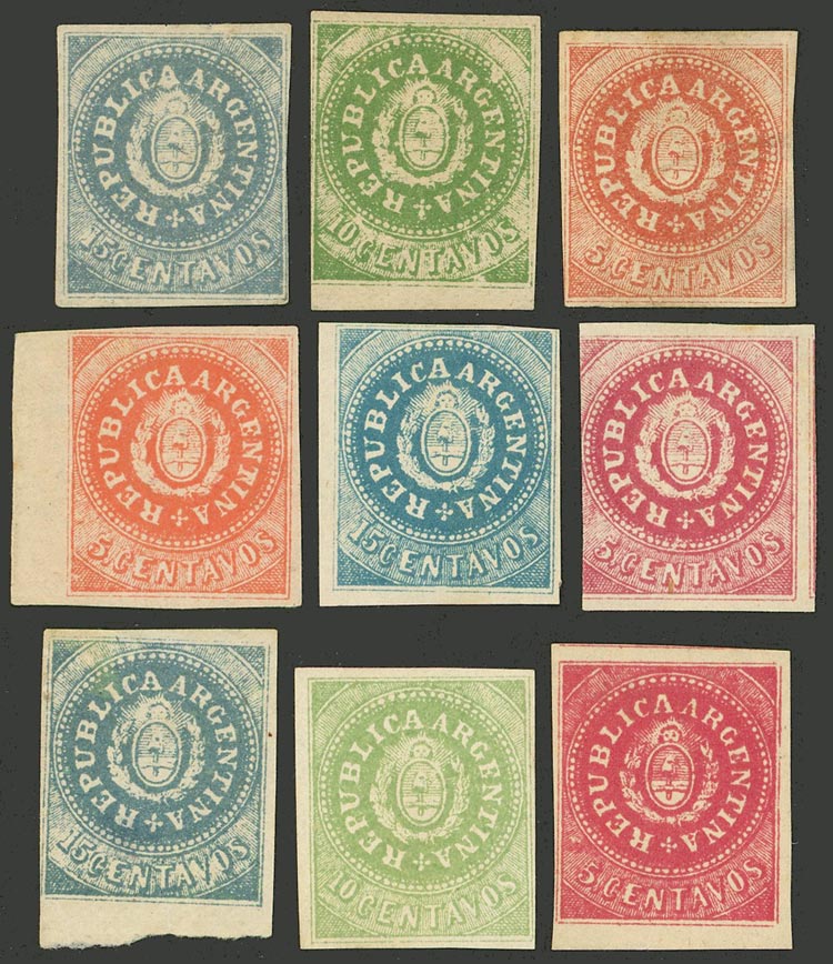 Lot 61 - Argentina escuditos - Guillermo Jalil - Philatino Auction # 2632 ARGENTINA: Great general auction with very low starts! Lot 61 - Argentina escuditos - Guillermo Jalil - Philatino Auction # 2632 ARGENTINA: Great general auction with very low starts!