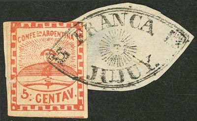 Lot 37 - Argentina confederation - Guillermo Jalil - Philatino Auction # 2632 ARGENTINA: Great general auction with very low starts! Lot 37 - Argentina confederation - Guillermo Jalil - Philatino Auction # 2632 ARGENTINA: Great general auction with very low starts!