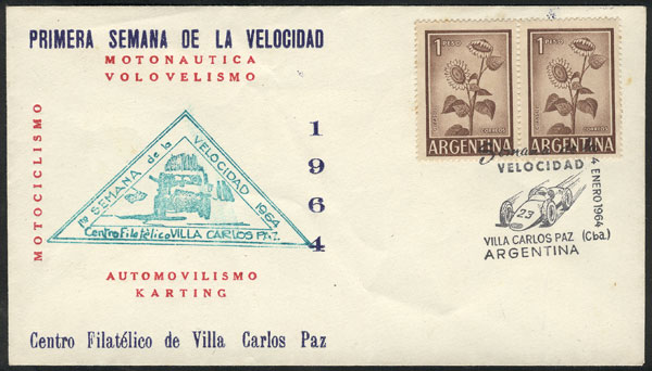 Lot 1137 - Argentina postal history -  Guillermo Jalil - Philatino Auction # 2632 ARGENTINA: Great general auction with very low starts!