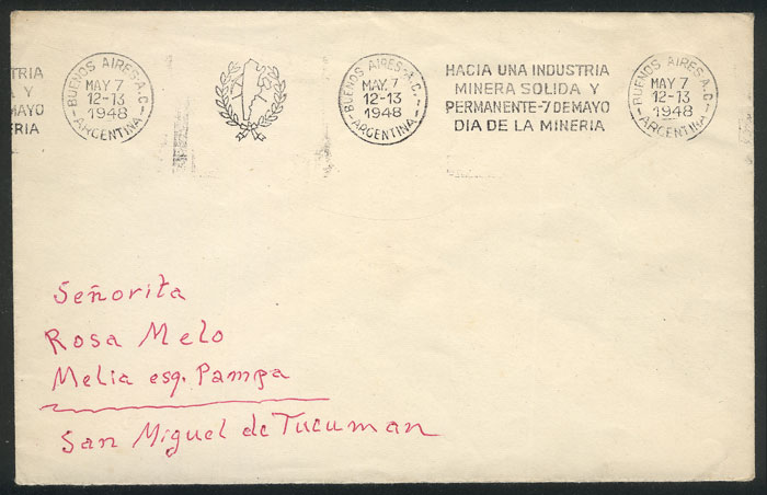 Lot 1118 - Argentina postal history - Guillermo Jalil - Philatino Auction # 2632 ARGENTINA: Great general auction with very low starts! Lot 1118 - Argentina postal history - Guillermo Jalil - Philatino Auction # 2632 ARGENTINA: Great general auction with very low starts!