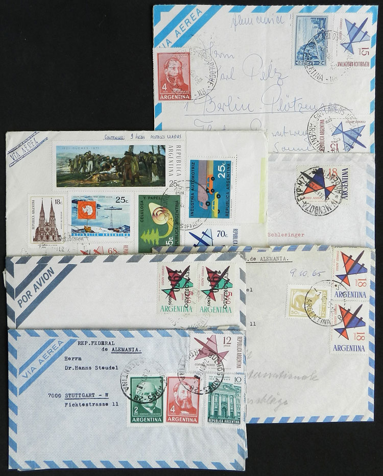 Lot 1143 - Argentina postal history -  Guillermo Jalil - Philatino Auction # 2632 ARGENTINA: Great general auction with very low starts!