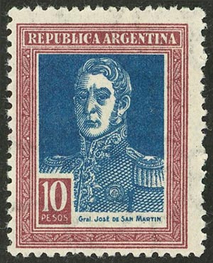 Lot 247 - Argentina general issues -  Guillermo Jalil - Philatino Auction # 2635 ARGENTINA: 