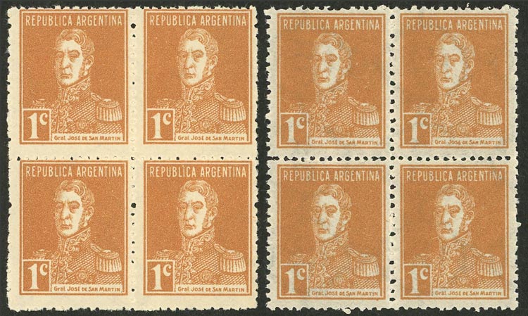 Lot 262 - Argentina general issues - Guillermo Jalil - Philatino Auction # 2635 ARGENTINA: Lot 262 - Argentina general issues - Guillermo Jalil - Philatino Auction # 2635 ARGENTINA: