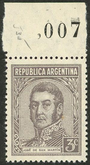Lot 304 - Argentina general issues -  Guillermo Jalil - Philatino Auction # 2635 ARGENTINA: 