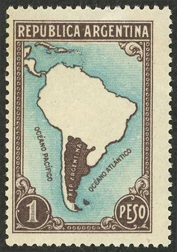 Lot 322 - Argentina general issues -  Guillermo Jalil - Philatino Auction # 2635 ARGENTINA: 