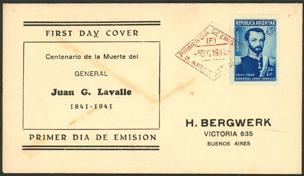 Lot 346 - Argentina general issues -  Guillermo Jalil - Philatino Auction # 2635 ARGENTINA: 