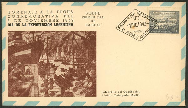 Lot 413 - Argentina general issues - Guillermo Jalil - Philatino Auction # 2635 ARGENTINA: Lot 413 - Argentina general issues - Guillermo Jalil - Philatino Auction # 2635 ARGENTINA: