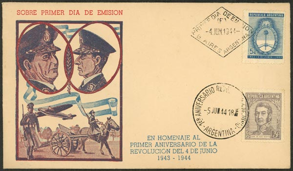 Lot 420 - Argentina general issues - Guillermo Jalil - Philatino Auction # 2635 ARGENTINA: Lot 420 - Argentina general issues - Guillermo Jalil - Philatino Auction # 2635 ARGENTINA: