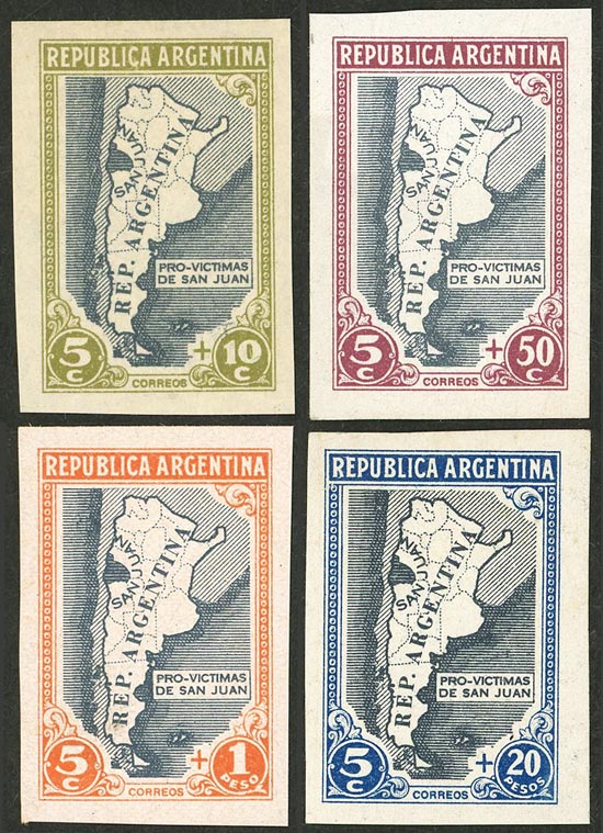 Lot 419 - Argentina general issues - Guillermo Jalil - Philatino Auction # 2635 ARGENTINA: Lot 419 - Argentina general issues - Guillermo Jalil - Philatino Auction # 2635 ARGENTINA: