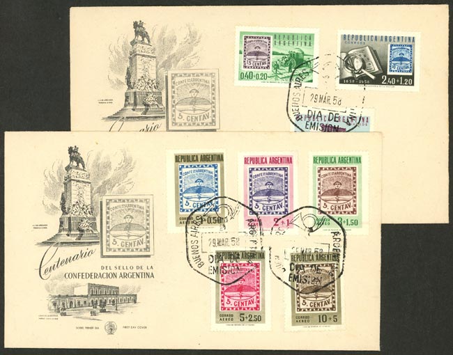 Lot 539 - Argentina general issues -  Guillermo Jalil - Philatino Auction # 2635 ARGENTINA: 