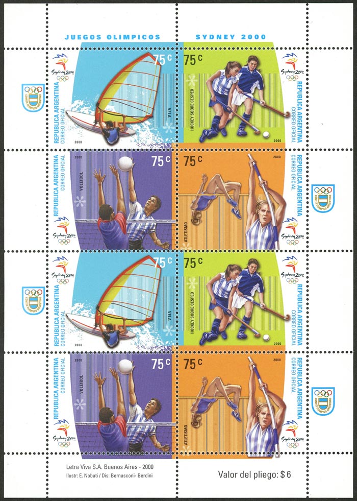 Lot 872 - Argentina souvenir sheets - Guillermo Jalil - Philatino Auction # 2635 ARGENTINA: Lot 872 - Argentina souvenir sheets - Guillermo Jalil - Philatino Auction # 2635 ARGENTINA: