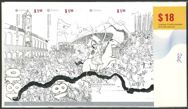 Lot 887 - Argentina souvenir sheets -  Guillermo Jalil - Philatino Auction # 2635 ARGENTINA: 