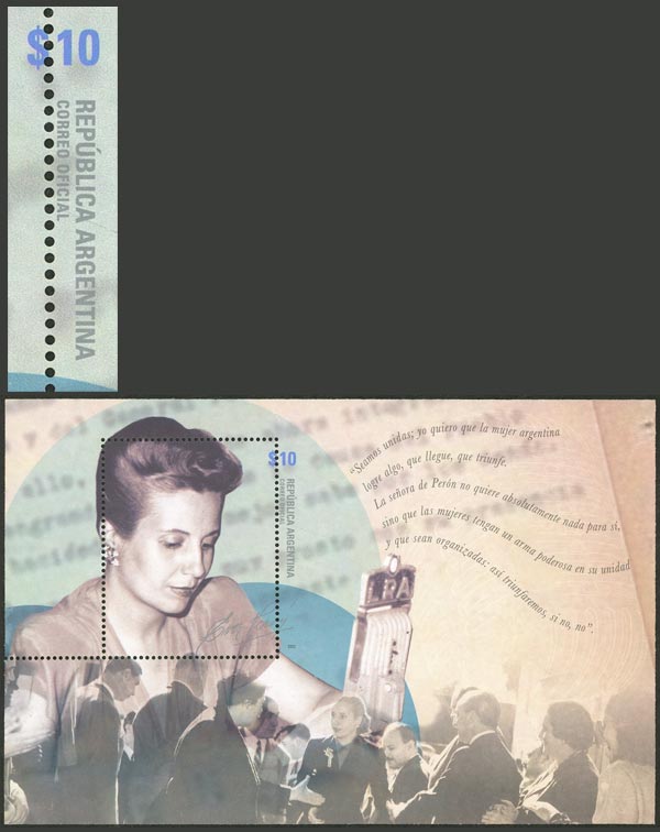Lot 889 - Argentina souvenir sheets -  Guillermo Jalil - Philatino Auction # 2635 ARGENTINA: 