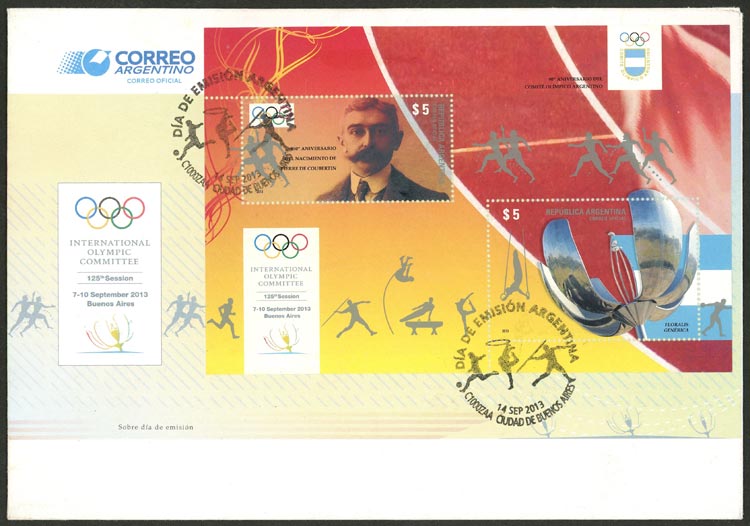 Lot 890 - Argentina souvenir sheets -  Guillermo Jalil - Philatino Auction # 2635 ARGENTINA: 