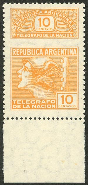 Lot 948 - Argentina telegraph stamps - Guillermo Jalil - Philatino Auction # 2635 ARGENTINA: Lot 948 - Argentina telegraph stamps - Guillermo Jalil - Philatino Auction # 2635 ARGENTINA: