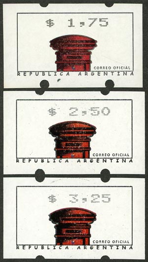Lot 954 - Argentina variable value stamps - Guillermo Jalil - Philatino Auction # 2635 ARGENTINA: Lot 954 - Argentina variable value stamps - Guillermo Jalil - Philatino Auction # 2635 ARGENTINA: