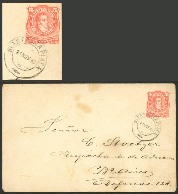 Lot 1104 - Argentina postal history -  Guillermo Jalil - Philatino Auction # 2635 ARGENTINA: 