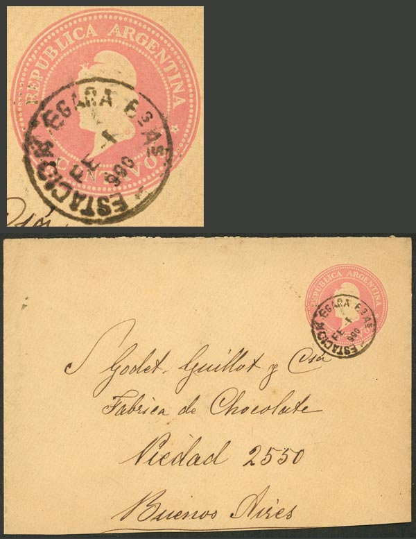 Lot 1103 - Argentina postal history -  Guillermo Jalil - Philatino Auction # 2635 ARGENTINA: 