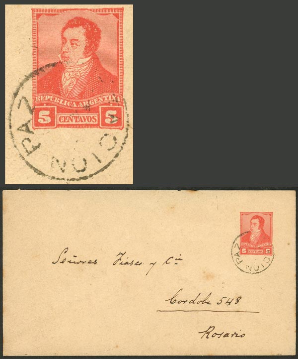 Lot 1108 - Argentina postal history -  Guillermo Jalil - Philatino Auction # 2635 ARGENTINA: 