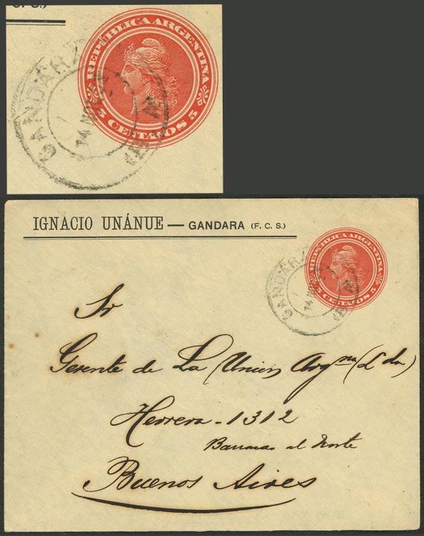 Lot 996 - Argentina postal history - Guillermo Jalil - Philatino Auction # 2635 ARGENTINA: Lot 996 - Argentina postal history - Guillermo Jalil - Philatino Auction # 2635 ARGENTINA: