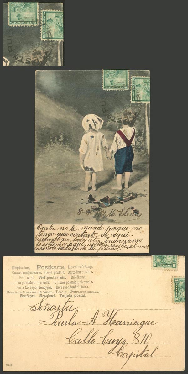 Lot 992 - Argentina postal history - Guillermo Jalil - Philatino Auction # 2635 ARGENTINA: Lot 992 - Argentina postal history - Guillermo Jalil - Philatino Auction # 2635 ARGENTINA: