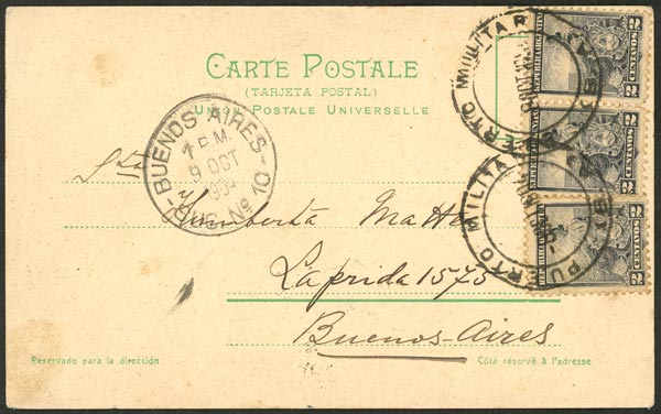 Lot 997 - Argentina postal history - Guillermo Jalil - Philatino Auction # 2635 ARGENTINA: Lot 997 - Argentina postal history - Guillermo Jalil - Philatino Auction # 2635 ARGENTINA: