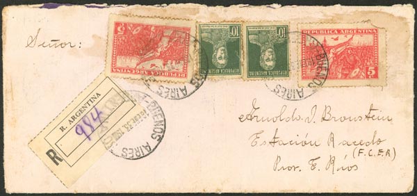 Lot 1016 - Argentina postal history - Guillermo Jalil - Philatino Auction # 2635 ARGENTINA: Lot 1016 - Argentina postal history - Guillermo Jalil - Philatino Auction # 2635 ARGENTINA: