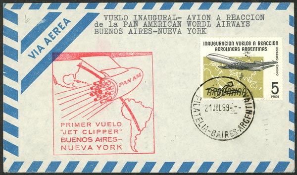 Lot 1069 - Argentina postal history -  Guillermo Jalil - Philatino Auction # 2635 ARGENTINA: 