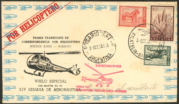 Lot 1070 - Argentina postal history -  Guillermo Jalil - Philatino Auction # 2635 ARGENTINA: 