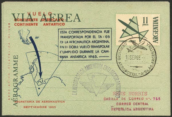 Lot 1081 - Argentina postal history - Guillermo Jalil - Philatino Auction # 2635 ARGENTINA: Lot 1081 - Argentina postal history - Guillermo Jalil - Philatino Auction # 2635 ARGENTINA: