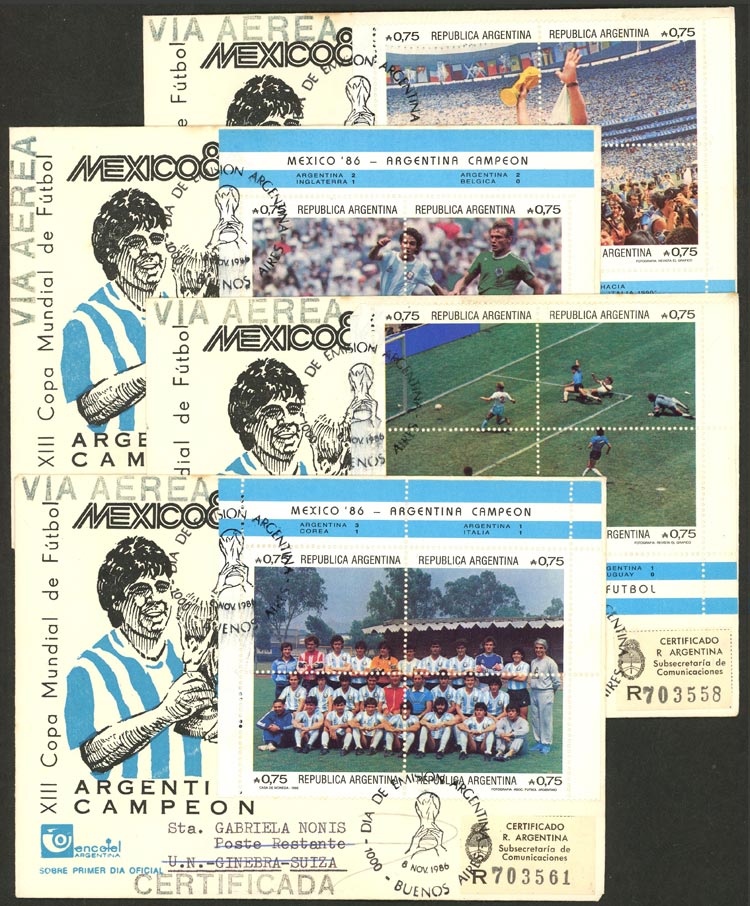 Lot 1101 - Argentina postal history -  Guillermo Jalil - Philatino Auction # 2635 ARGENTINA: 