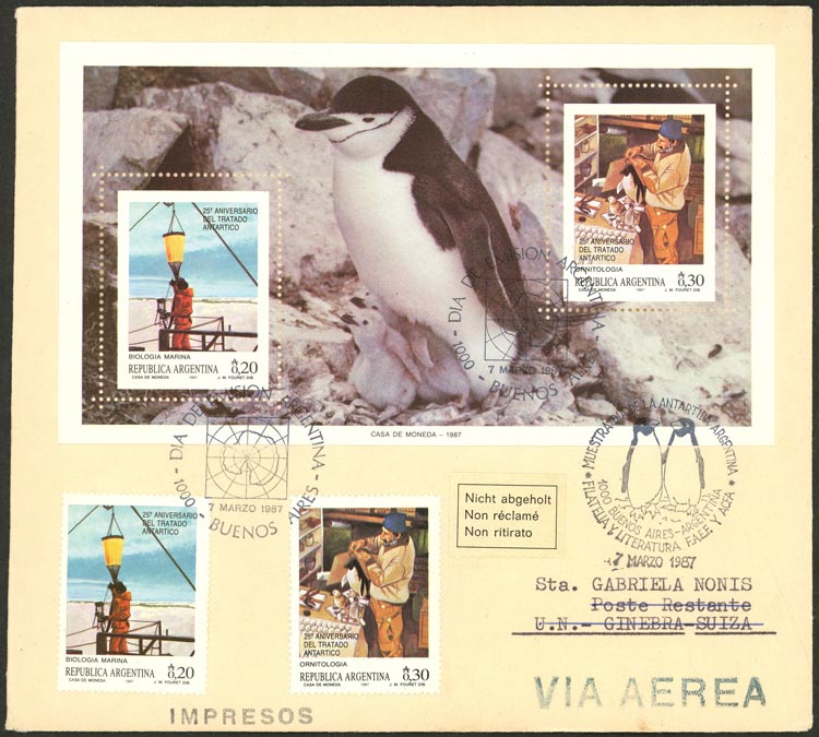 Lot 1102 - Argentina postal history -  Guillermo Jalil - Philatino Auction # 2635 ARGENTINA: 