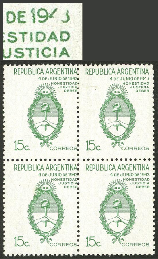 Lot 401 - Argentina general issues - Guillermo Jalil - Philatino Auction # 2635 ARGENTINA: Lot 401 - Argentina general issues - Guillermo Jalil - Philatino Auction # 2635 ARGENTINA: