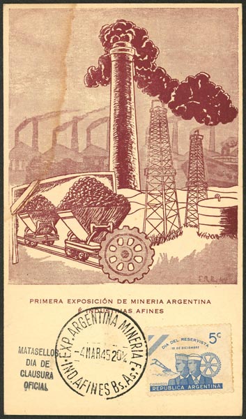Lot 1041 - Argentina postal history - Guillermo Jalil - Philatino Auction # 2635 ARGENTINA: Lot 1041 - Argentina postal history - Guillermo Jalil - Philatino Auction # 2635 ARGENTINA: