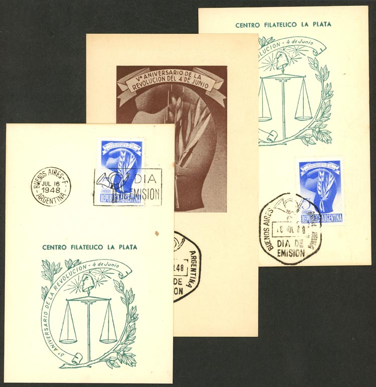 Lot 452 - Argentina general issues - Guillermo Jalil - Philatino Auction # 2635 ARGENTINA: Lot 452 - Argentina general issues - Guillermo Jalil - Philatino Auction # 2635 ARGENTINA: