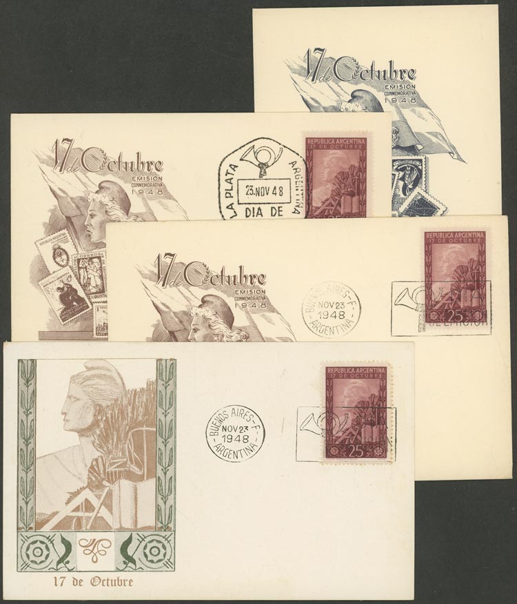 Lot 458 - Argentina general issues - Guillermo Jalil - Philatino Auction # 2635 ARGENTINA: Lot 458 - Argentina general issues - Guillermo Jalil - Philatino Auction # 2635 ARGENTINA: