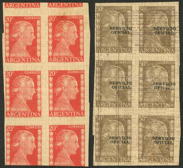Lot 489 - Argentina general issues - Guillermo Jalil - Philatino Auction # 2635 ARGENTINA: Lot 489 - Argentina general issues - Guillermo Jalil - Philatino Auction # 2635 ARGENTINA: