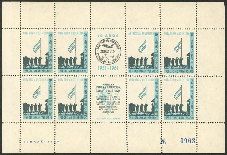 Lot 1138 - Argentina cinderellas - Guillermo Jalil - Philatino Auction # 2635 ARGENTINA: Lot 1138 - Argentina cinderellas - Guillermo Jalil - Philatino Auction # 2635 ARGENTINA: