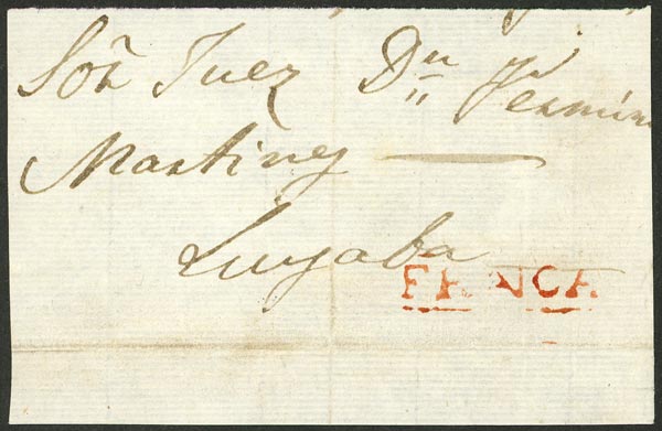 Lot 969 - Argentina pre-stamp mail - Guillermo Jalil - Philatino Auction # 2635 ARGENTINA: Lot 969 - Argentina pre-stamp mail - Guillermo Jalil - Philatino Auction # 2635 ARGENTINA: