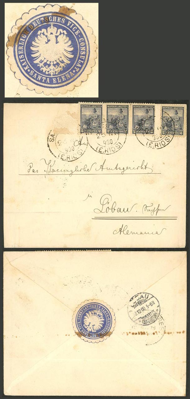 Lot 990 - Argentina postal history - Guillermo Jalil - Philatino Auction # 2635 ARGENTINA: Lot 990 - Argentina postal history - Guillermo Jalil - Philatino Auction # 2635 ARGENTINA: