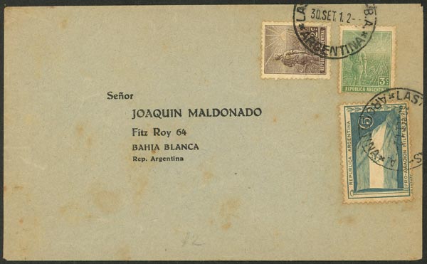 Lot 1000 - Argentina postal history - Guillermo Jalil - Philatino Auction # 2635 ARGENTINA: Lot 1000 - Argentina postal history - Guillermo Jalil - Philatino Auction # 2635 ARGENTINA: