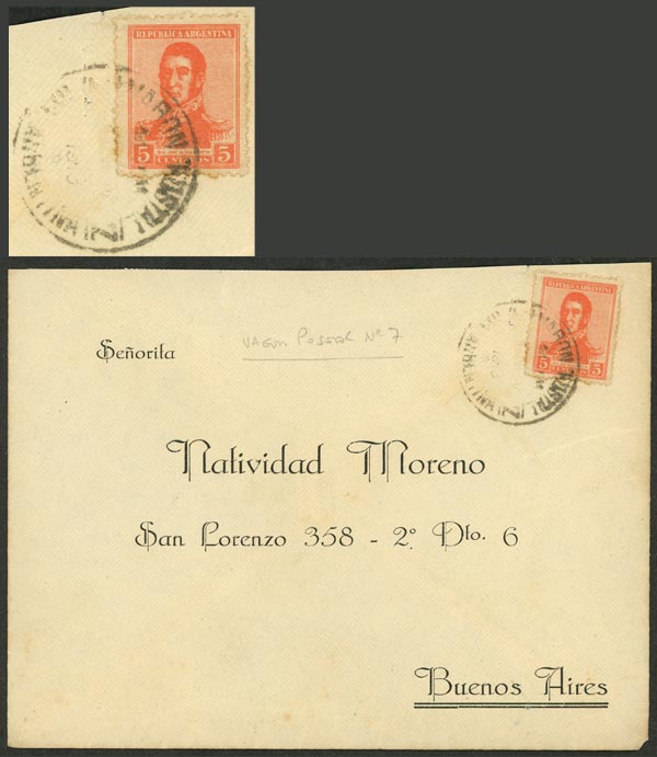 Lot 1005 - Argentina postal history - Guillermo Jalil - Philatino Auction # 2635 ARGENTINA: Lot 1005 - Argentina postal history - Guillermo Jalil - Philatino Auction # 2635 ARGENTINA: