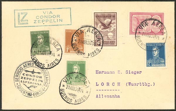 Lot 1027 - Argentina postal history - Guillermo Jalil - Philatino Auction # 2635 ARGENTINA: Lot 1027 - Argentina postal history - Guillermo Jalil - Philatino Auction # 2635 ARGENTINA: