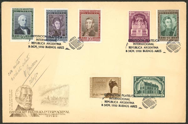 Lot 1051 - Argentina postal history -  Guillermo Jalil - Philatino Auction # 2635 ARGENTINA: 