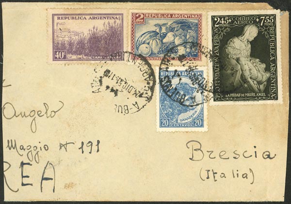 Lot 1053 - Argentina postal history -  Guillermo Jalil - Philatino Auction # 2635 ARGENTINA: 