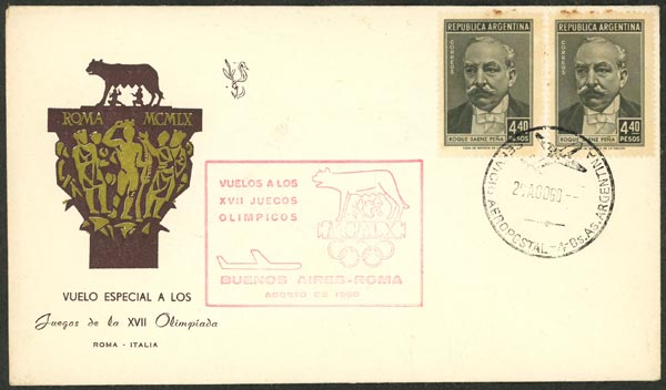 Lot 1073 - Argentina postal history -  Guillermo Jalil - Philatino Auction # 2635 ARGENTINA: 