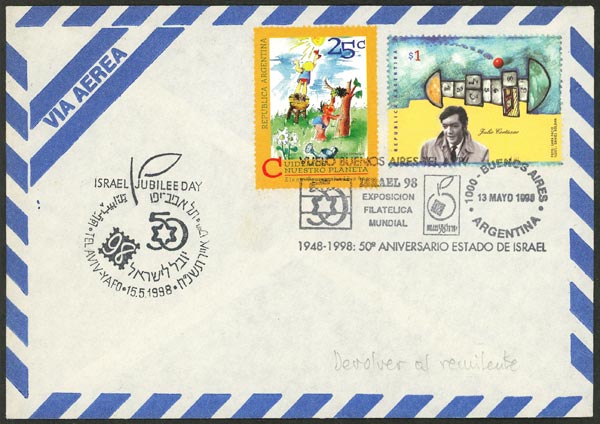 Lot 1117 - Argentina postal history -  Guillermo Jalil - Philatino Auction # 2635 ARGENTINA: 